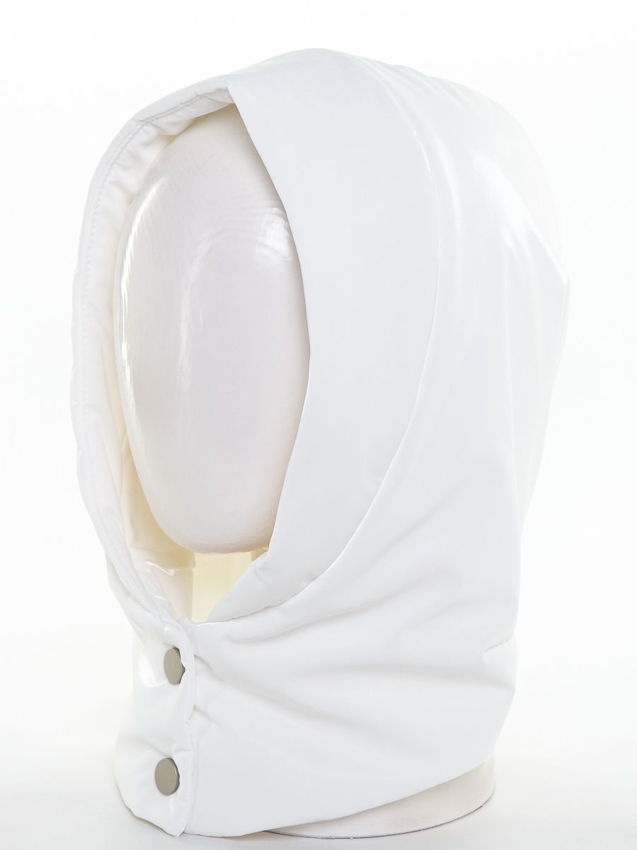 Тэрри капюшон плащевка шик на тр.п. белый