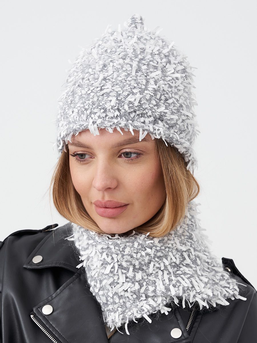 Дора шапка HAPPY серый