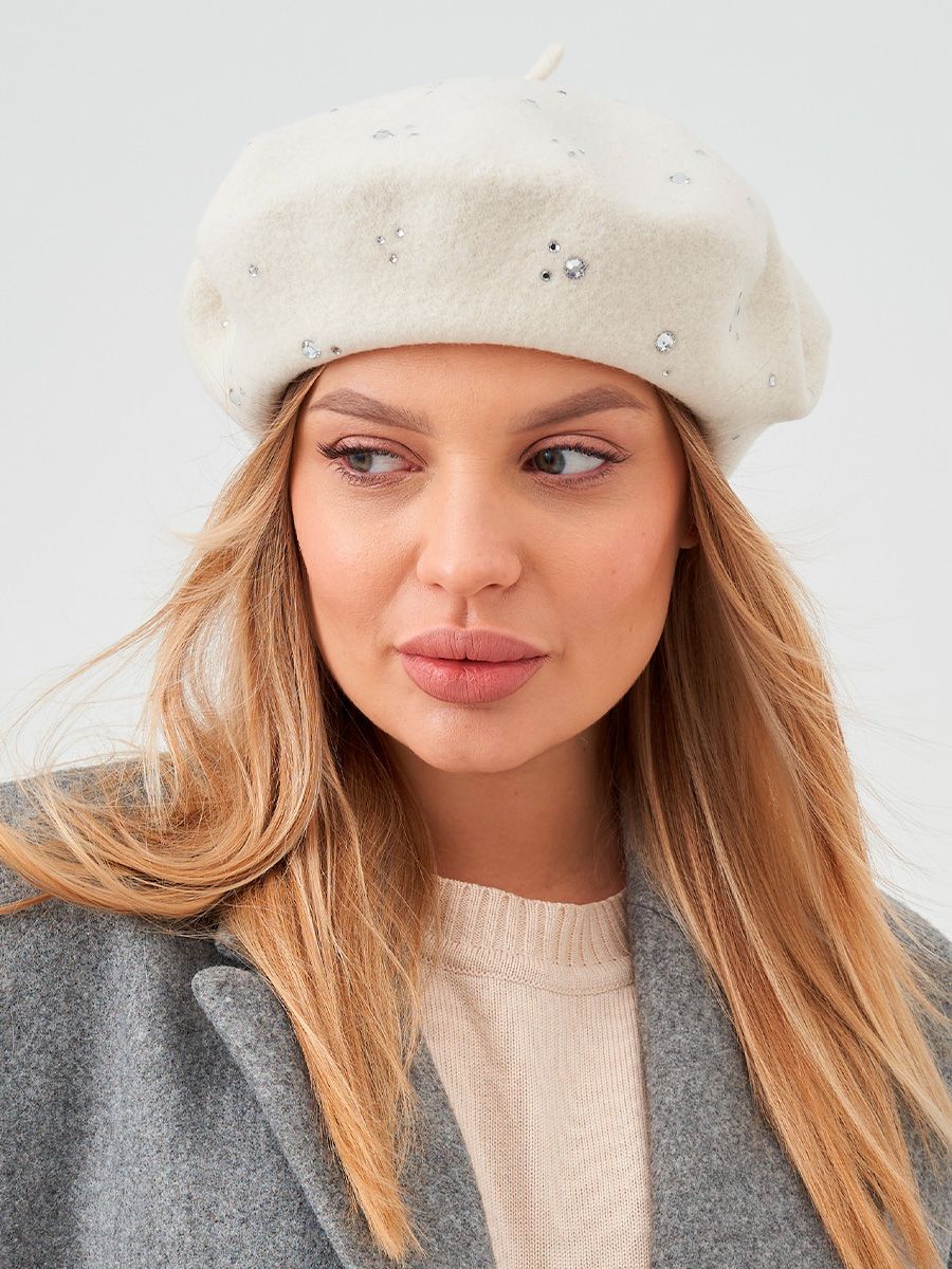 Космо берет молочный 000452 р-р 56-57