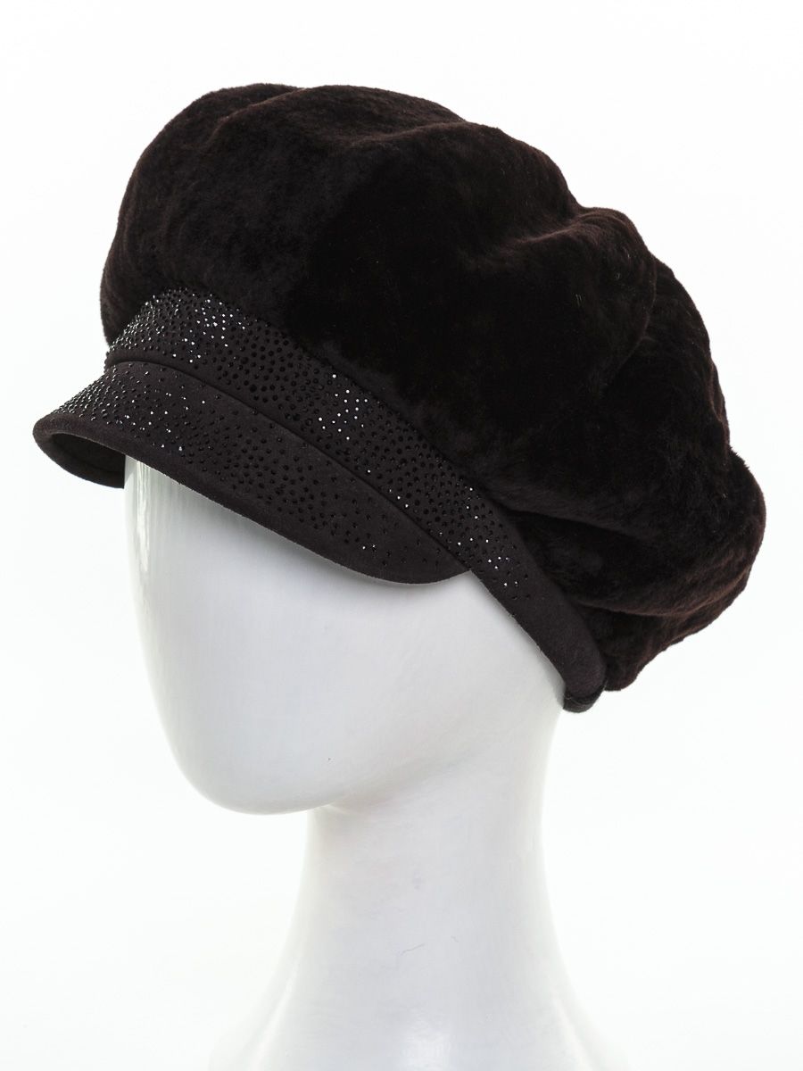 Астра кепка астраган на фл.п. коричневый темный