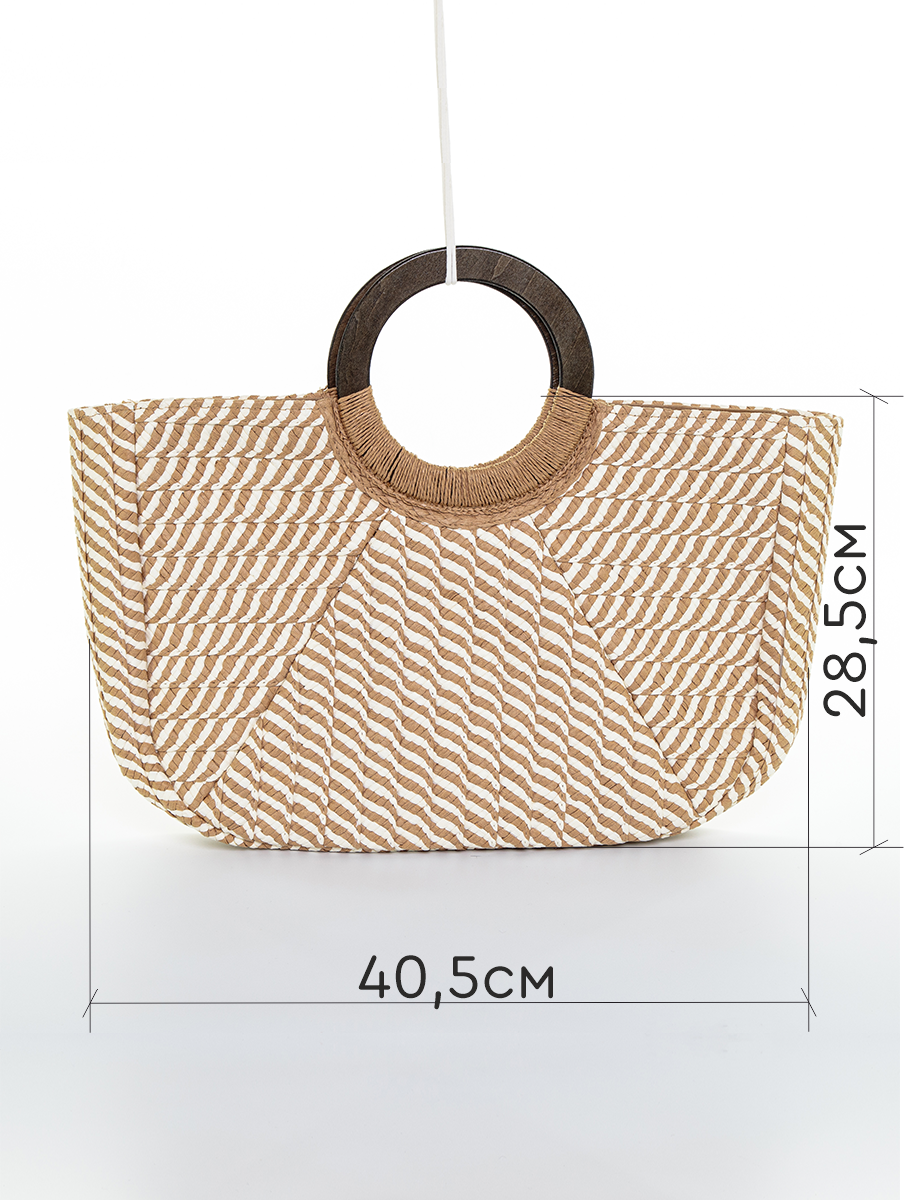 Адриана сумка - корзинка солома соломенный светлый