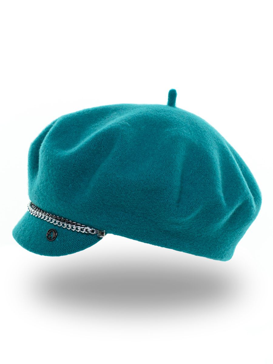 Лерида берет с козырьком на тр.п. бирюзовый 050733 р-р 56-57