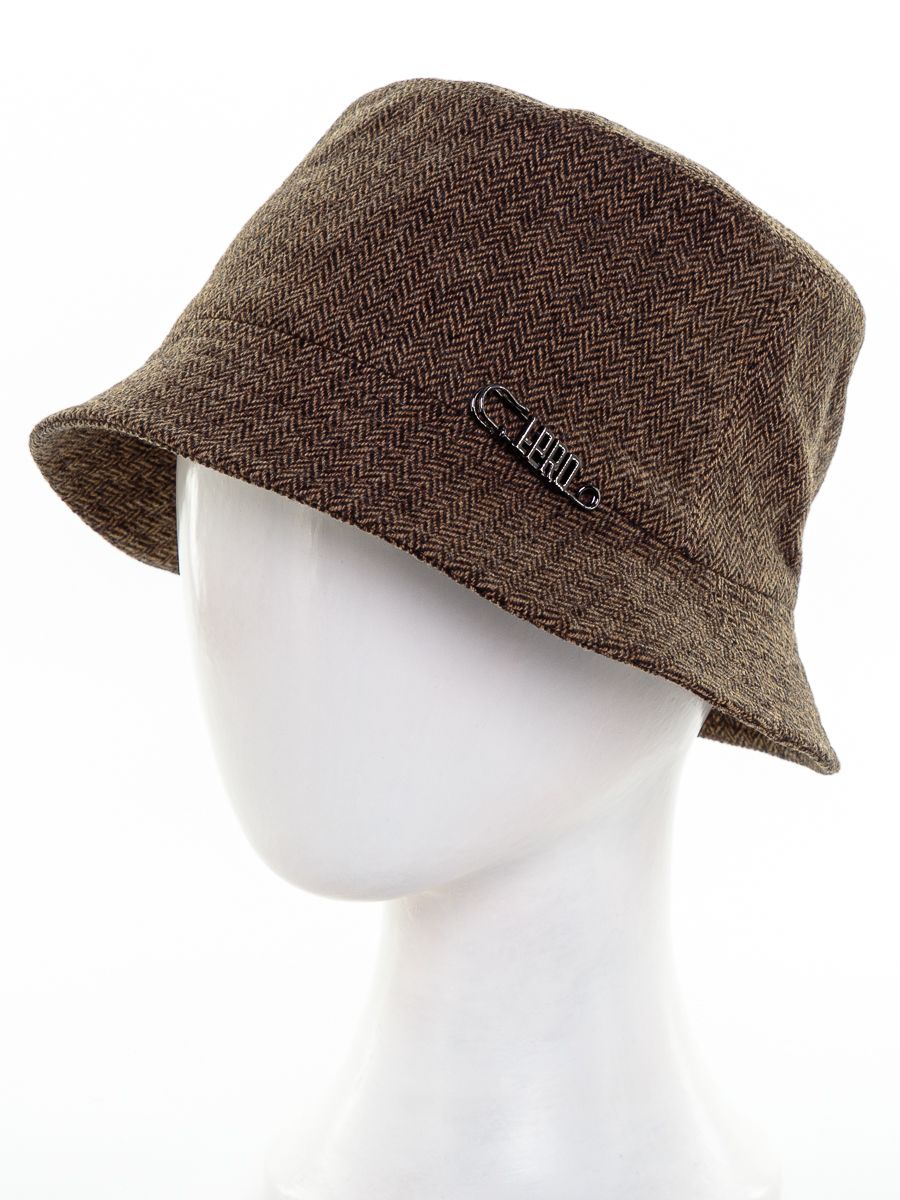 Лика LPRO булавка мини панама твид елка на тр.п. бежевый темный