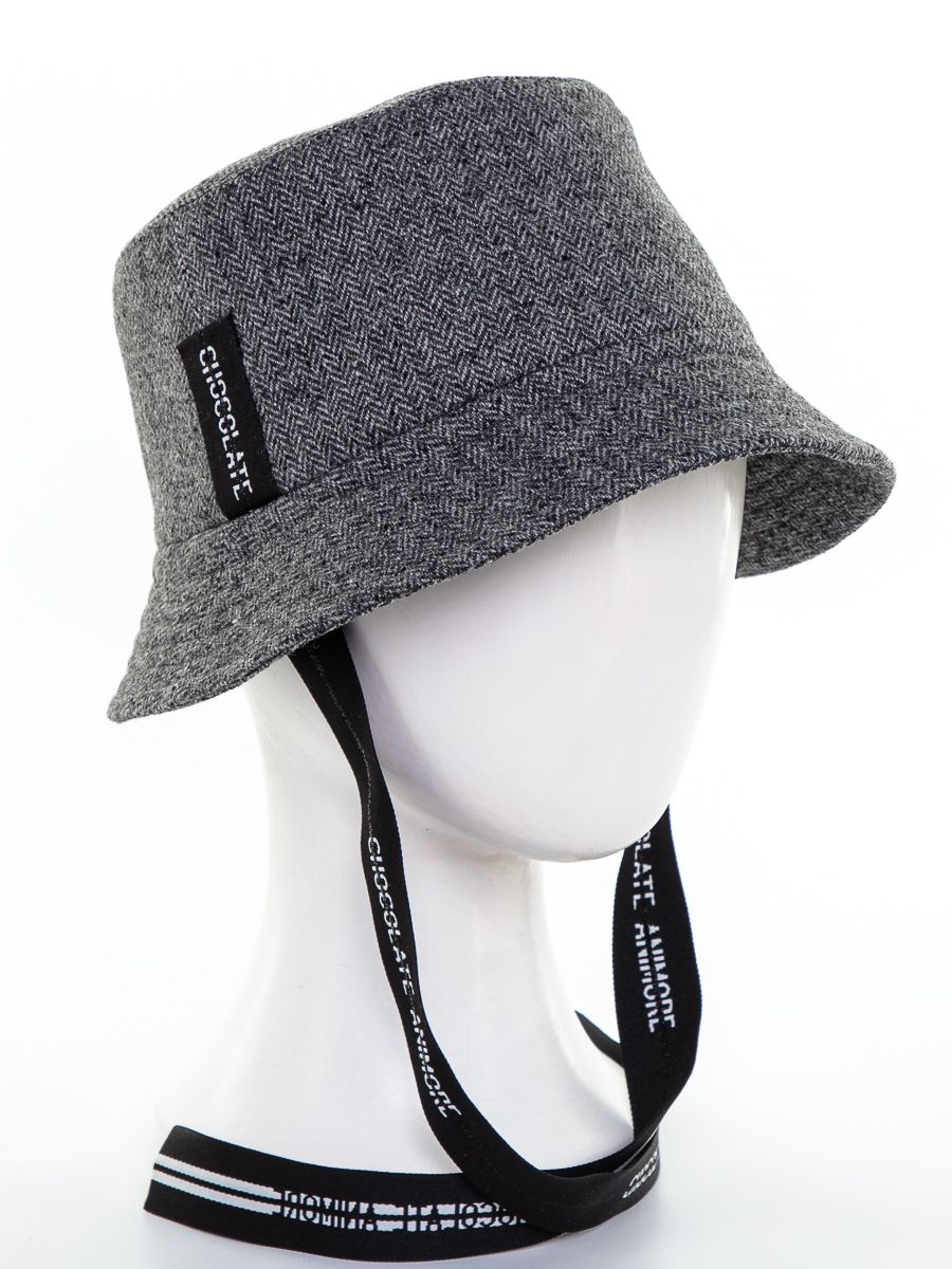 Лика тесьма панама твид елка на тр.п. серый темный