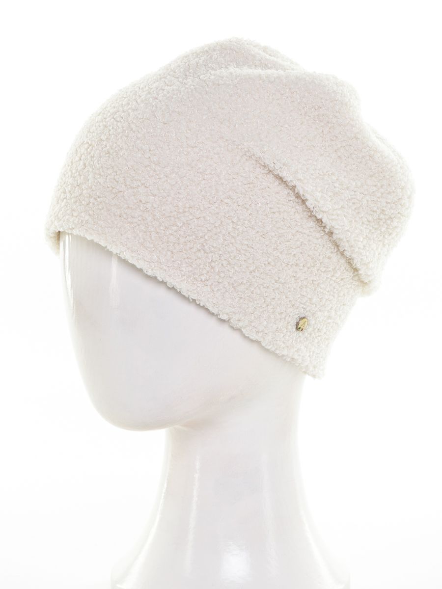 Аванта шапка 004 трикотаж барашек на фл.п. белый