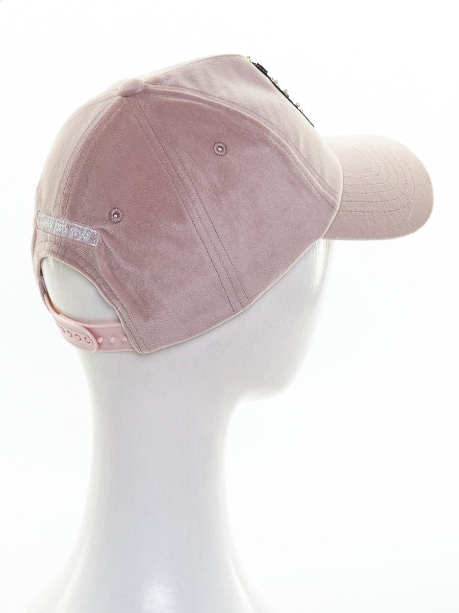 Шеврон бавария бейсболка велюр розовый р-р 53-54