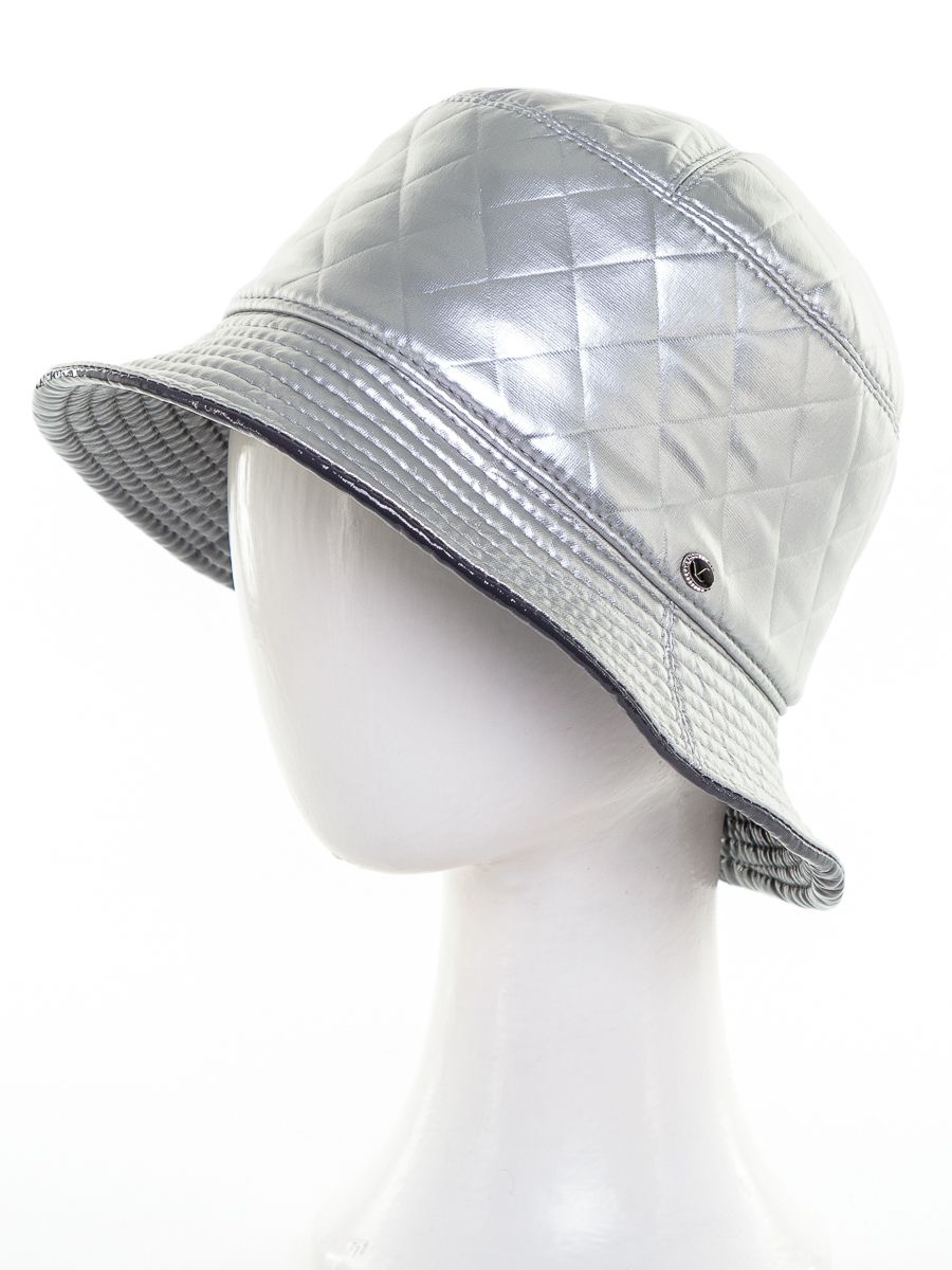 Лиза лого VIP панама термостежка на тр.п. серебро + эколак серо - лиловый р-р 52-53