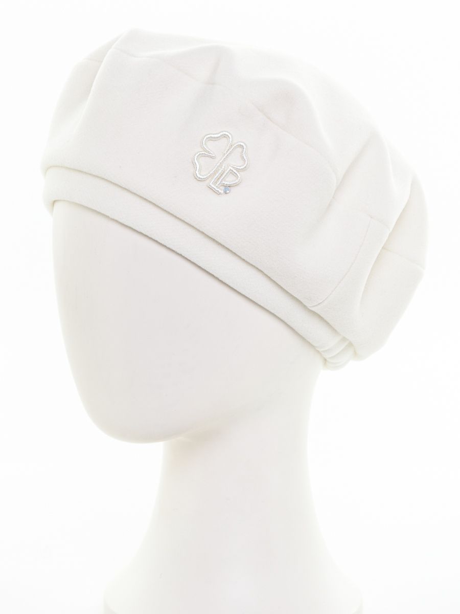 Эмили клевер LP берет кашемир на тр.п. белый