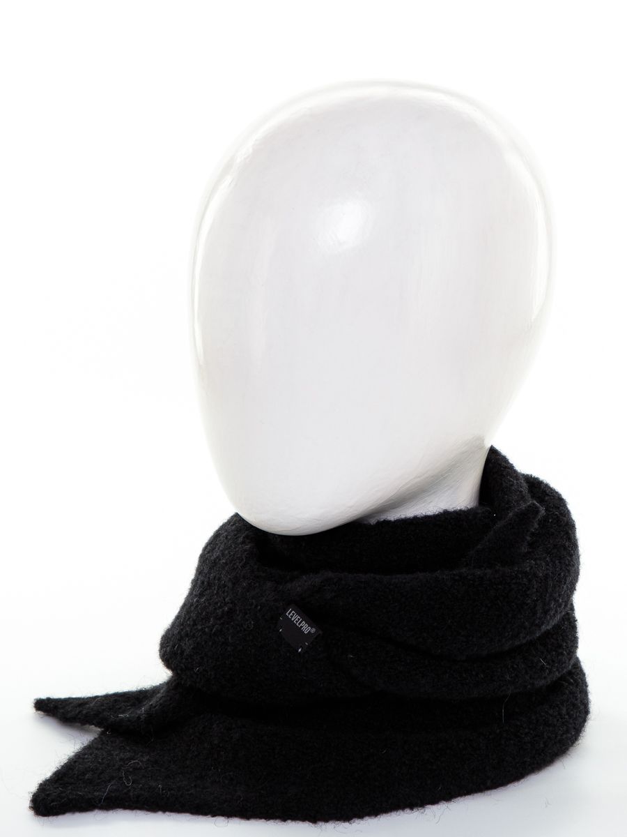 Пати косынка вязка букле черный