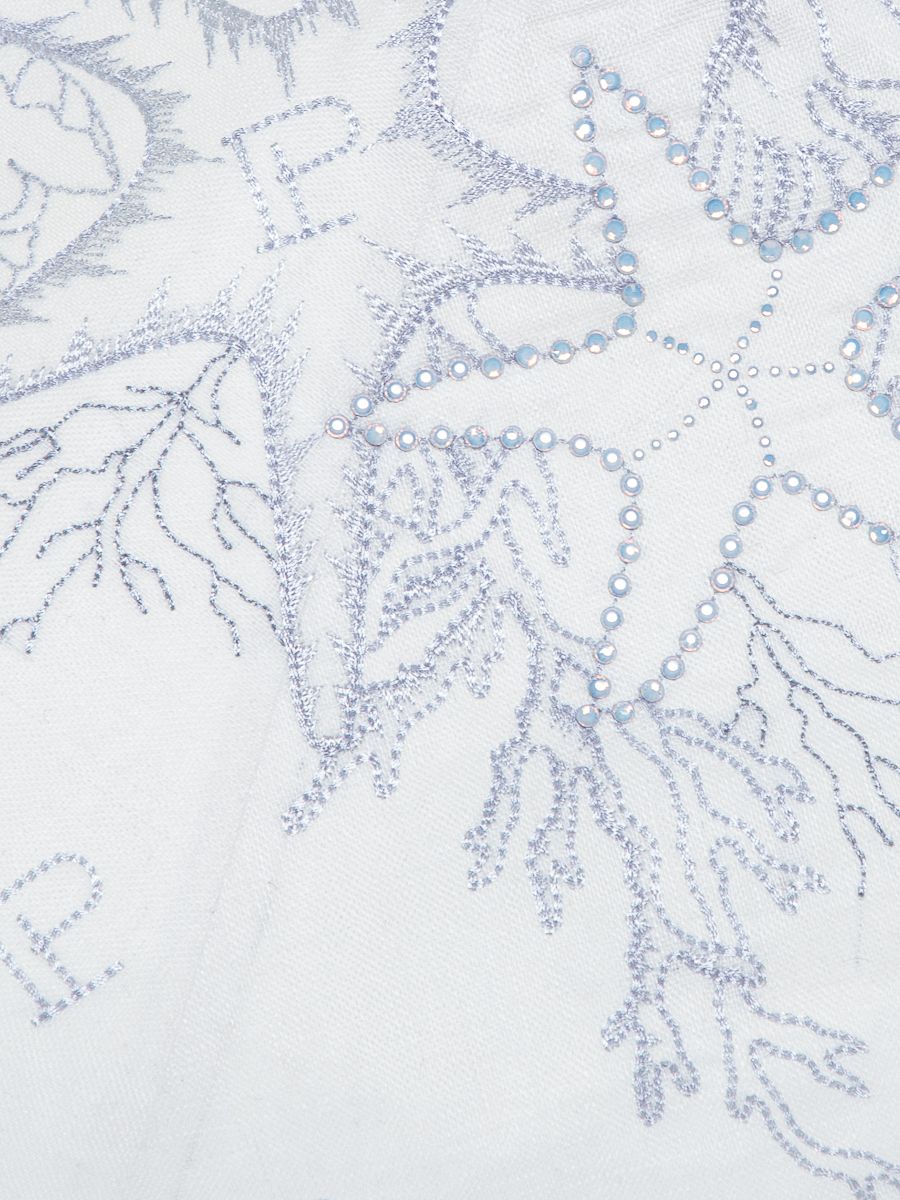 Океан супермакси шляпа лен белый