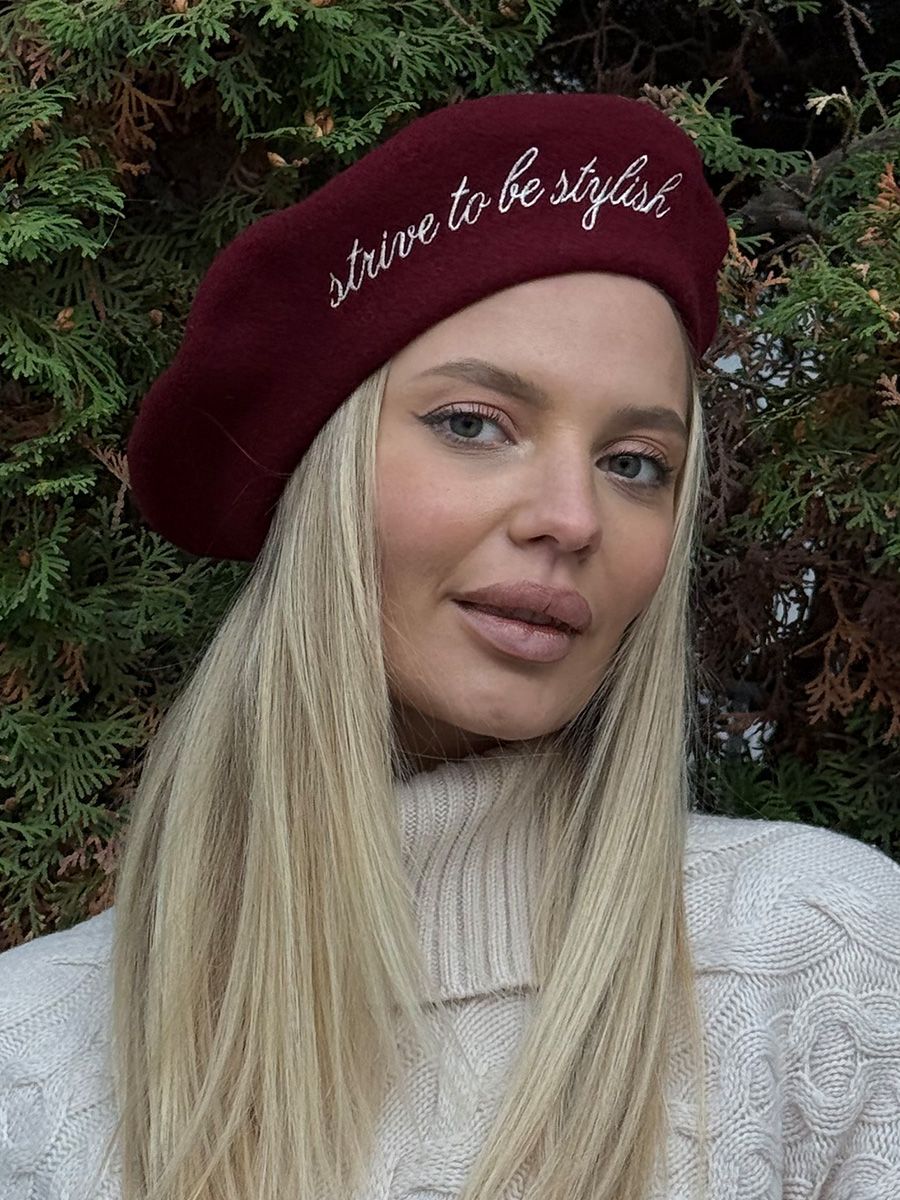 Алекса берет черешня 030004 р-р 56-57