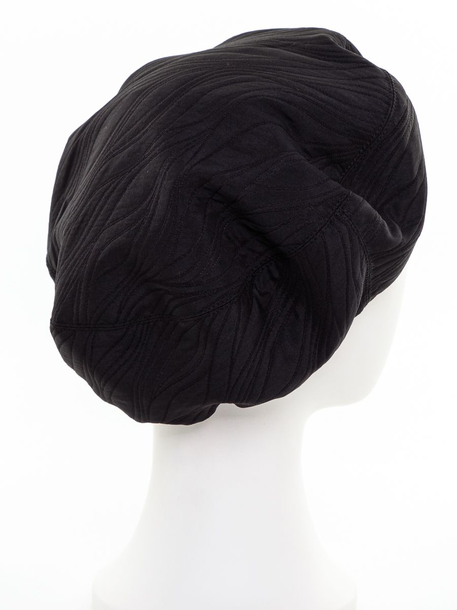 Ирэн берет жаккард Соренто на тр.п. черный