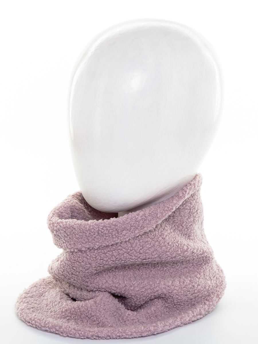 Манишка трикотаж барашек пепельно - розовый