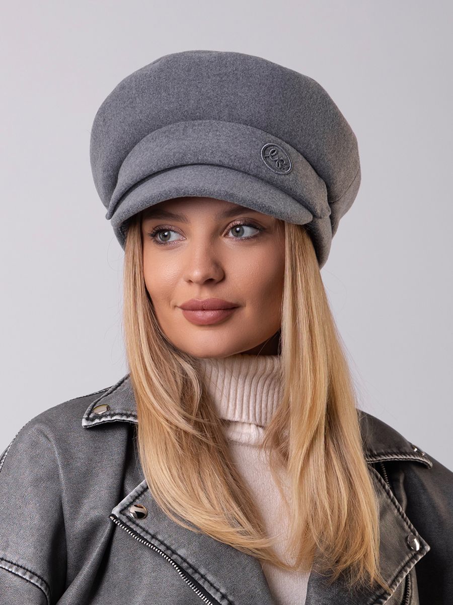 Афина круг LP кепка кашемир на фл.п. серый