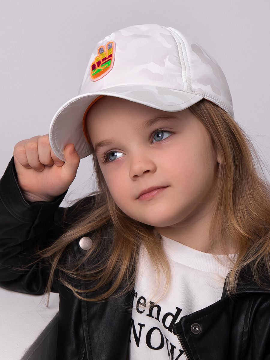 Victory бейсболка 005/у плащевка милитари на тр.п. белый р-р 53-55