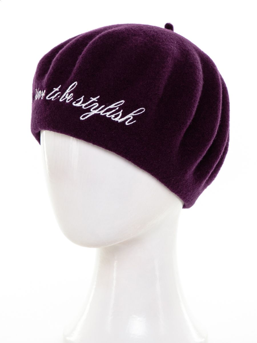 Алекса берет баклажановый 040473 р-р 56-57