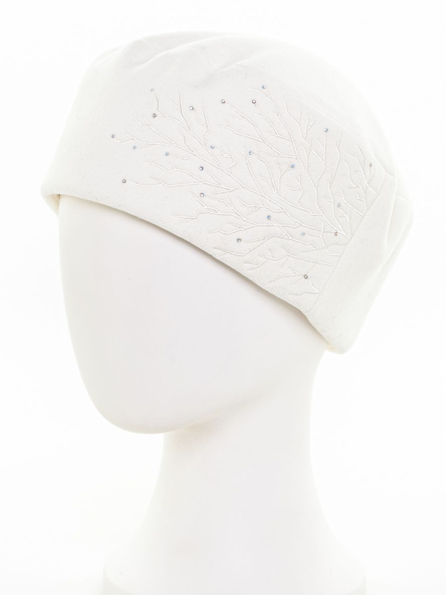 Софи мини берет кашемир на фл.п. белый