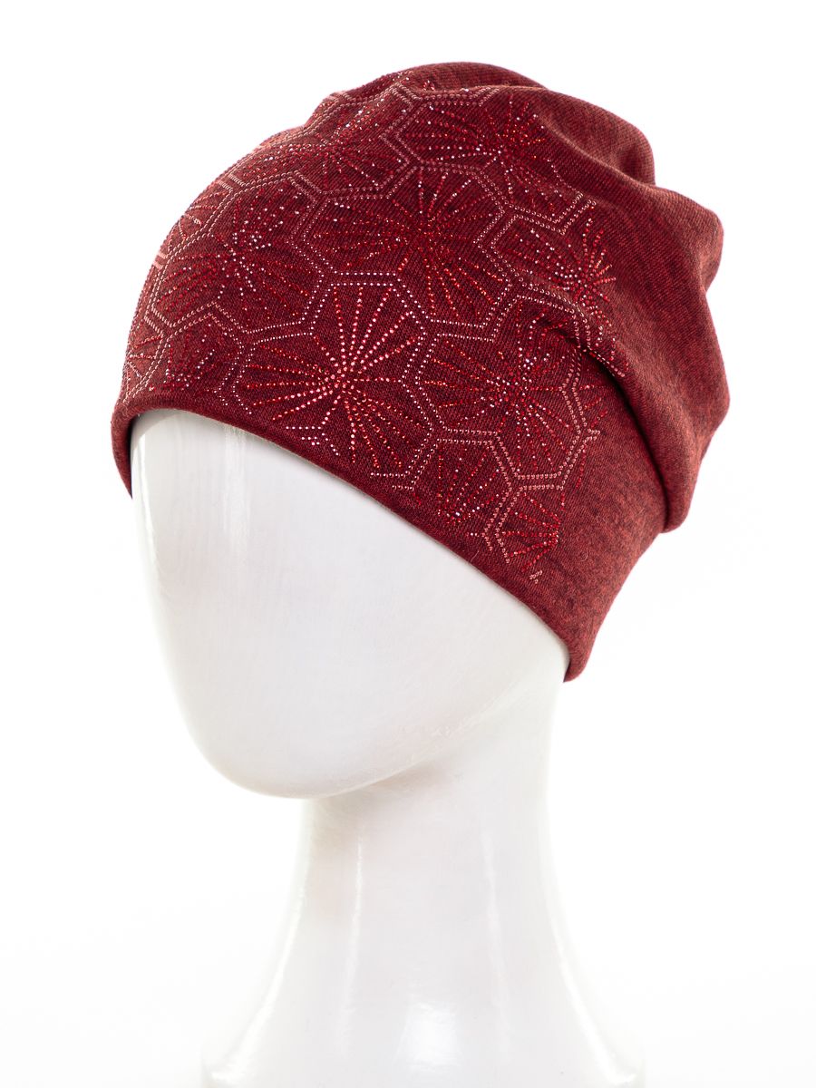 Матрикс шапка 011 трикотаж К3 на тр.п. красный меланж