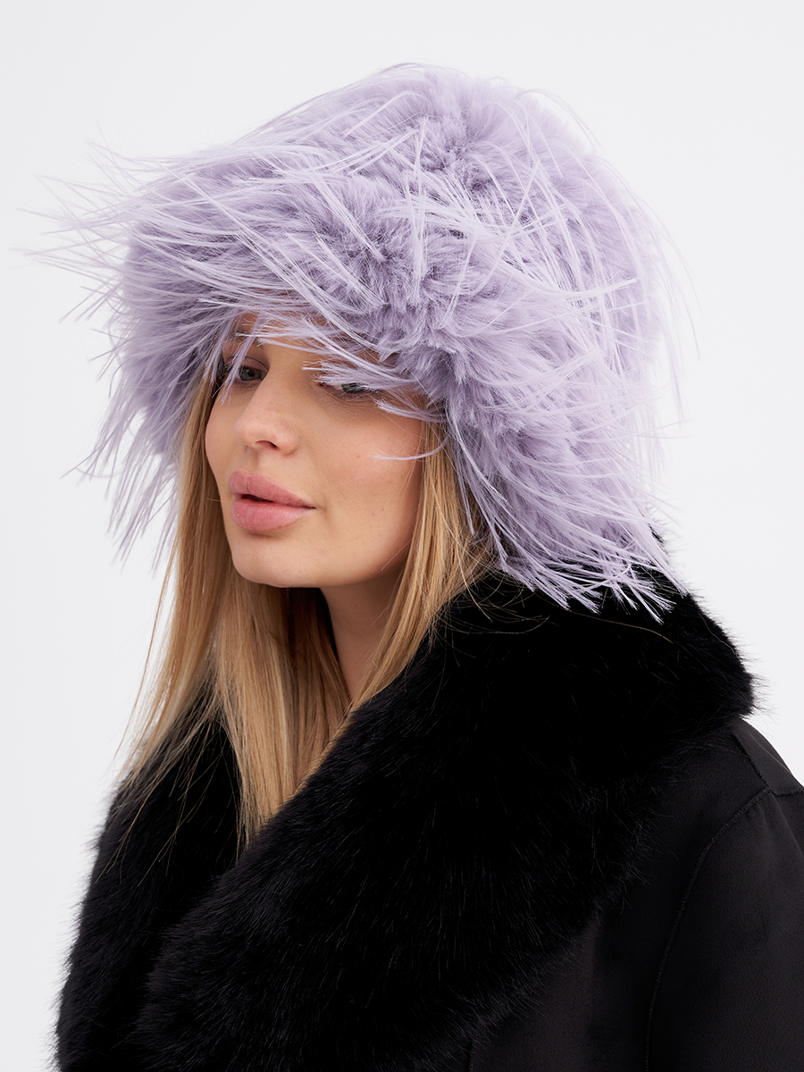 Рита панама экомех Страус на тр.п. лавандовый