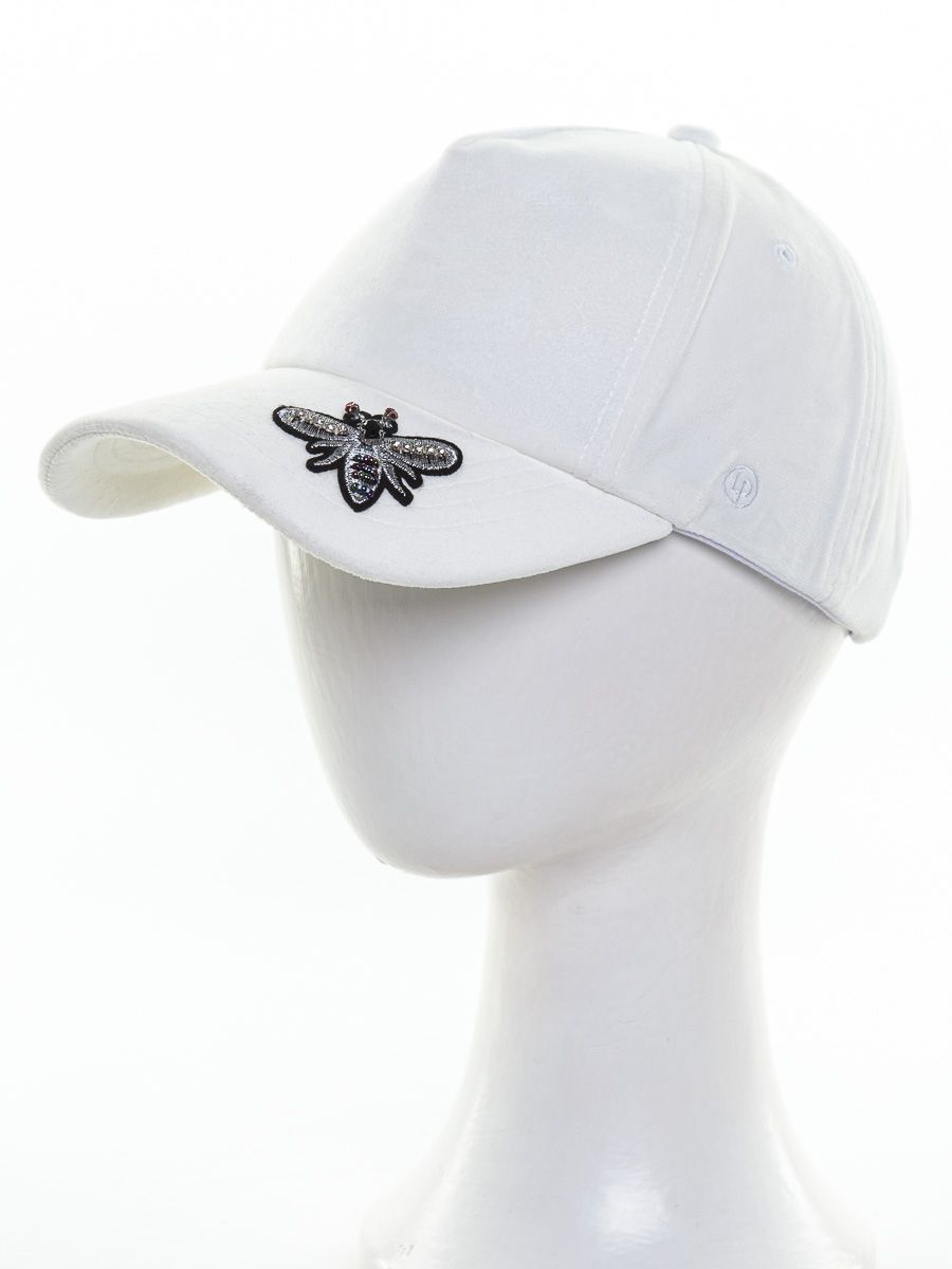 Муха тесса бейсболка велюр молочный р-р 53-54