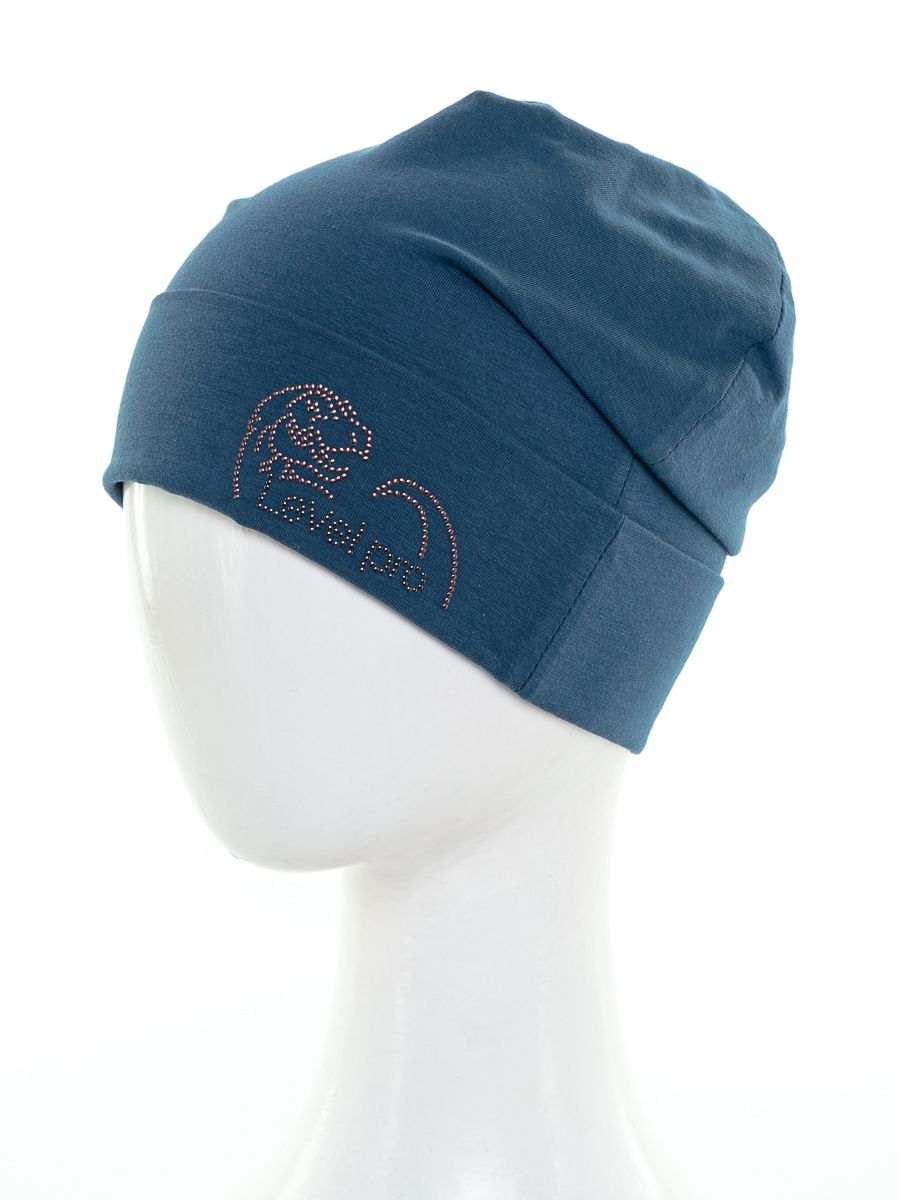 Динозавр LP шапочка Д1008А трикотаж Д1 индиго р-р 54-55