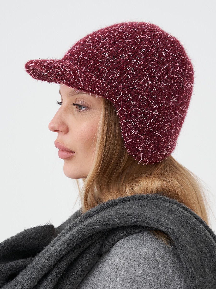 Элиза бейсболка метелица бордовый