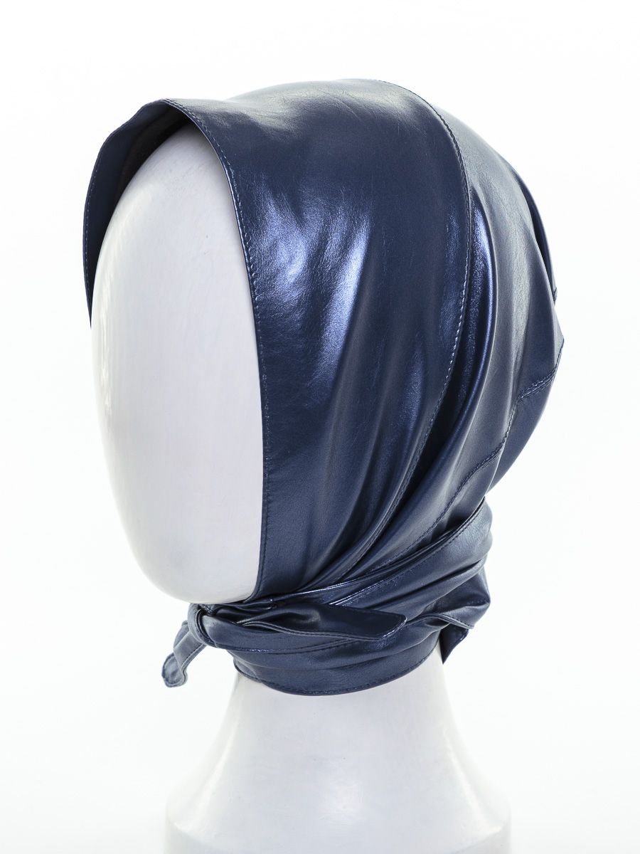 Марика косынка экокожа голубой перламутр