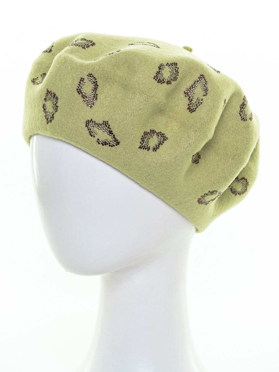 Пятна леопард VIP берет зеленый виноград 061118 р. 54