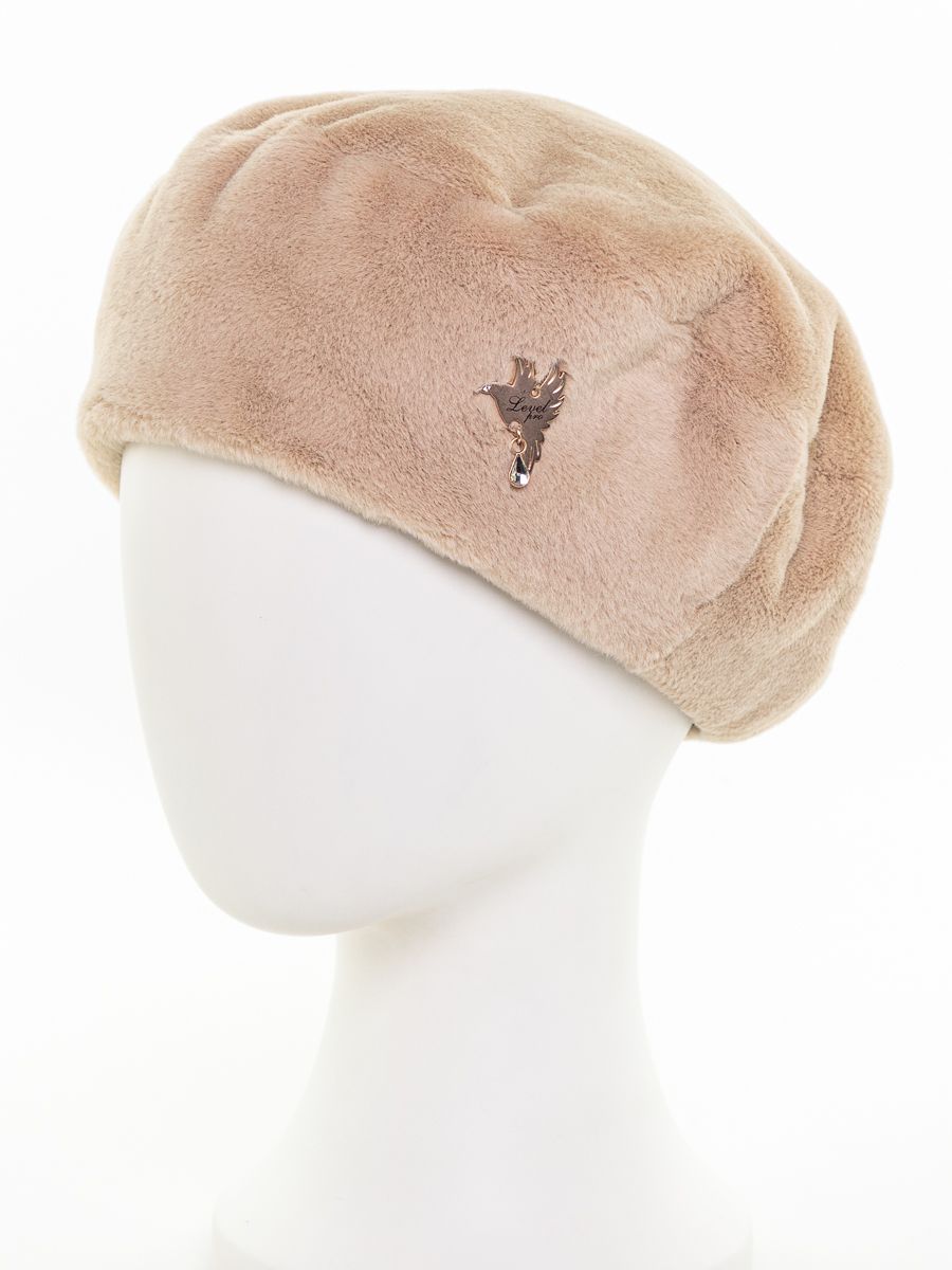 Лина берет экомех Пума на фл.п. бежевый