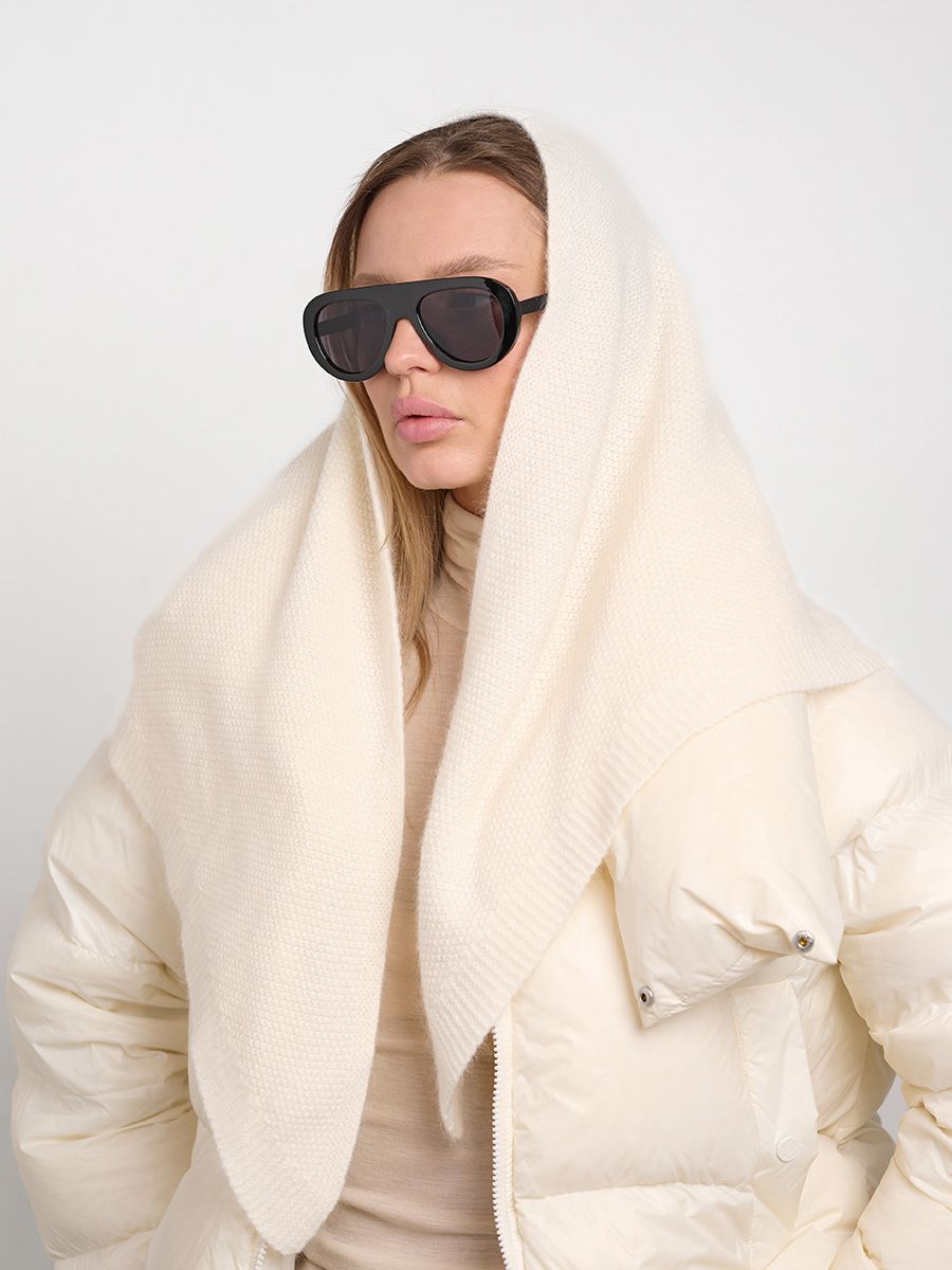 Меган косынка енот молочный