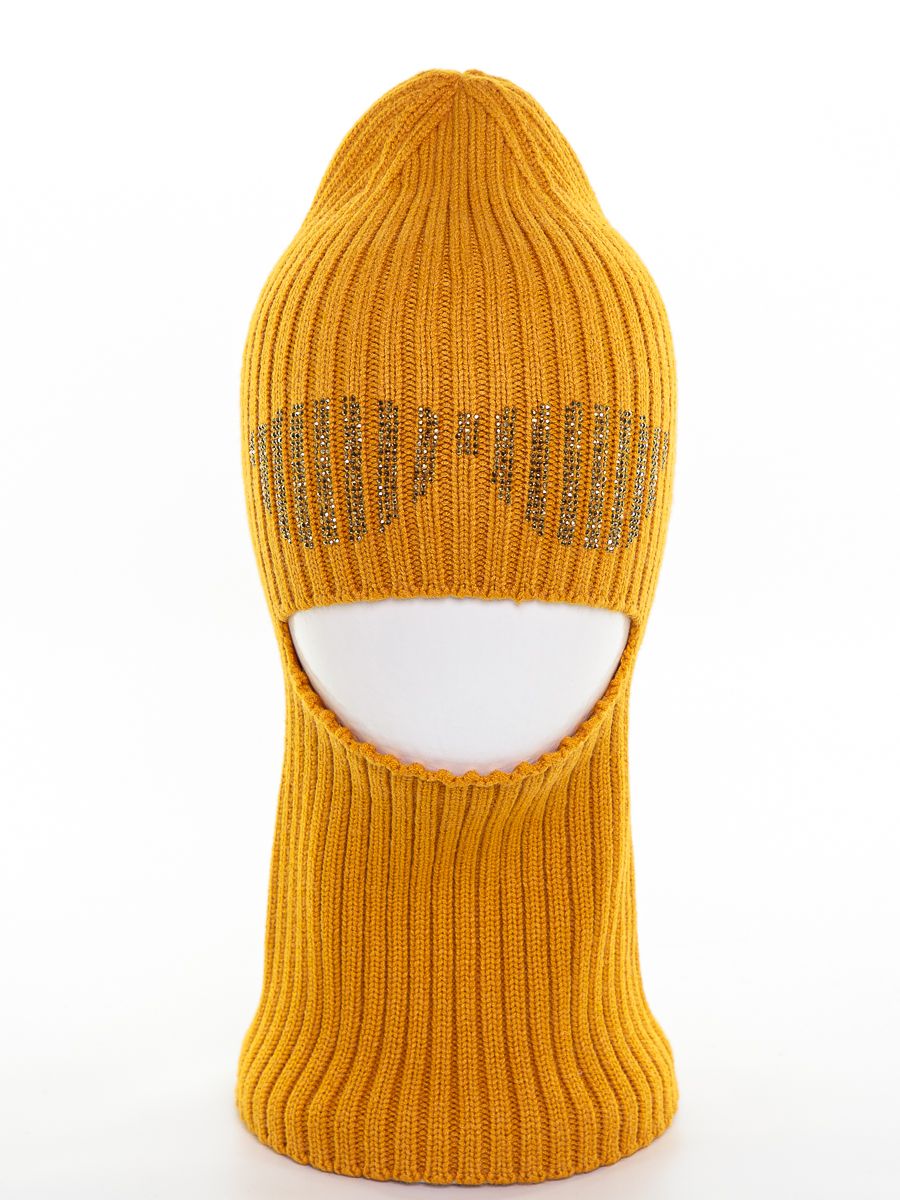 Очки kids VIP балаклава ГР вязка горчичный р-р 53-55