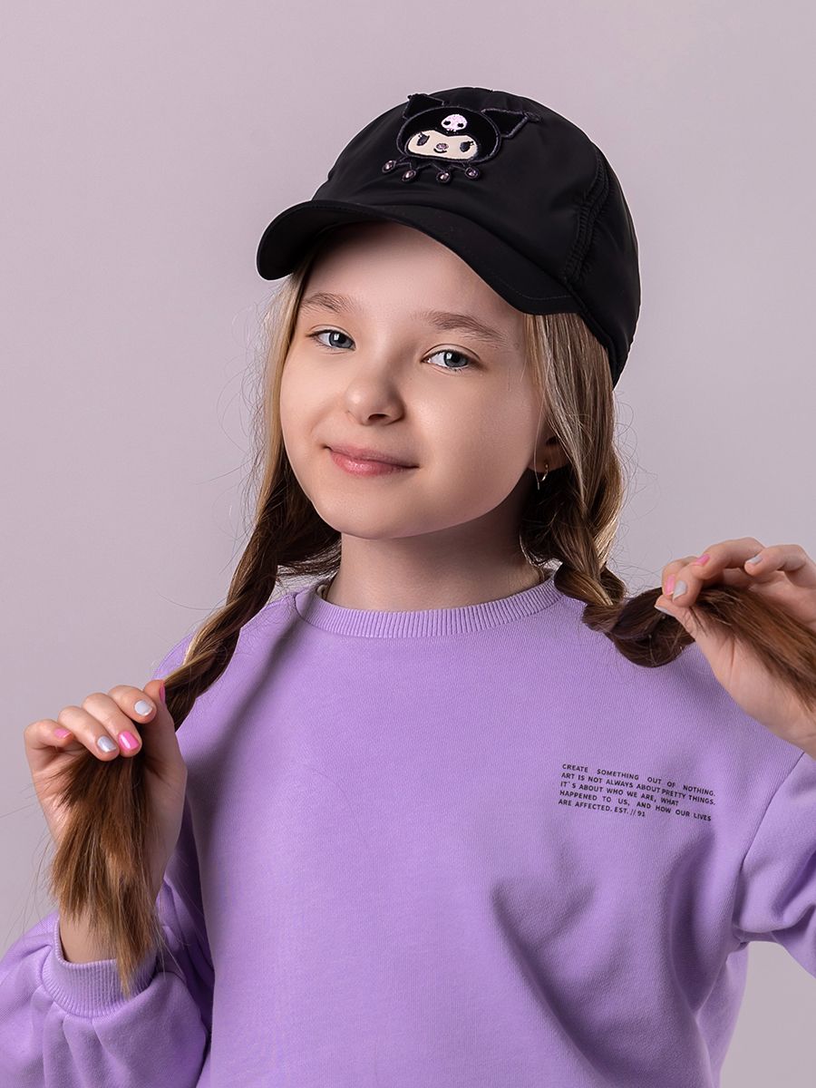 Куроми бейсболка 005/у плащевка на тр.п. черный р-р 53-55