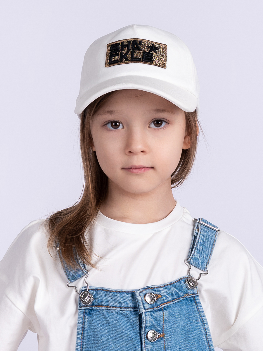 Шеврон версаль бейсболка велюр молочный р-р 53-54