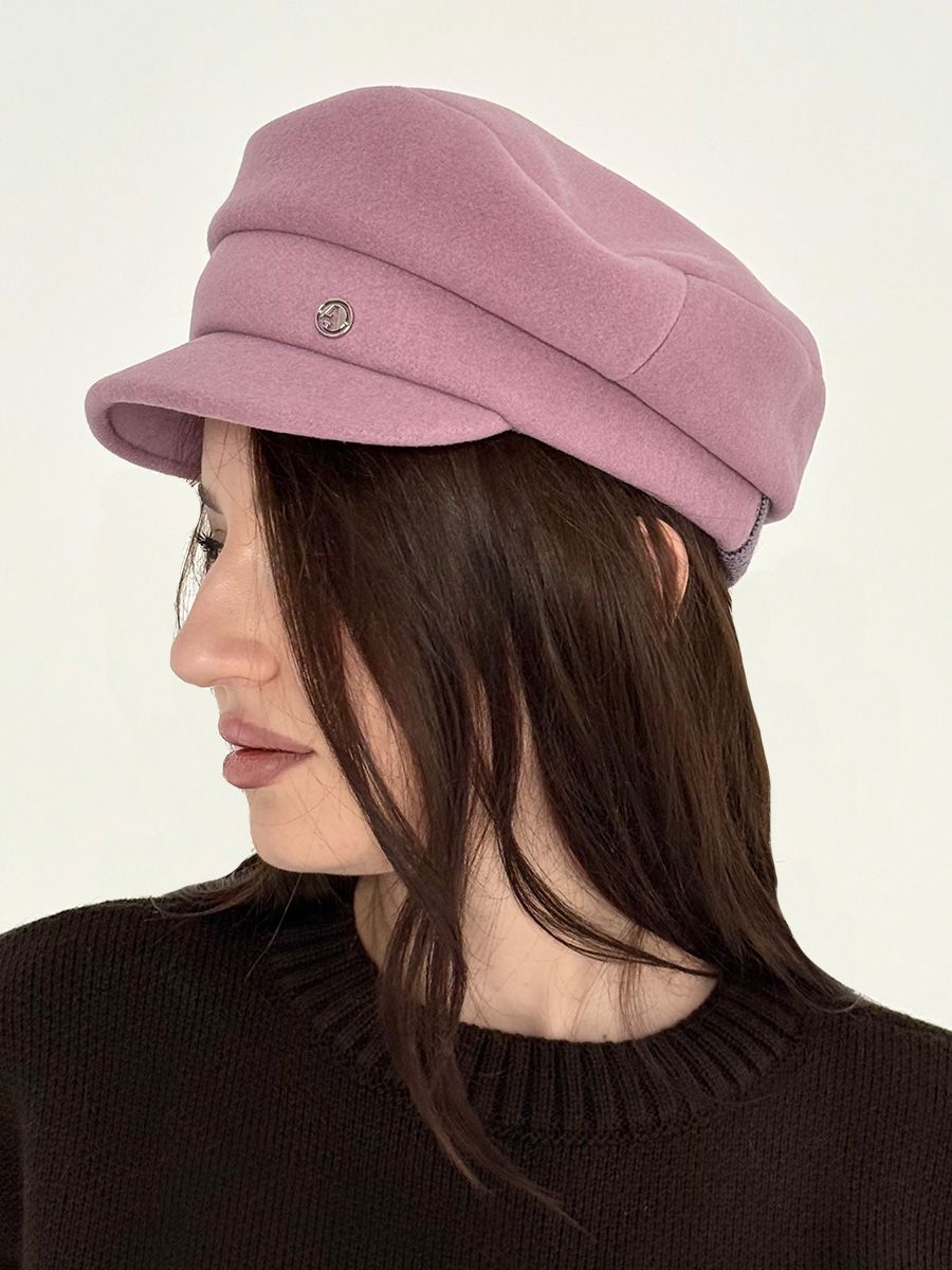 Адели кепка кашемир на тр.п. сиреневый светлый