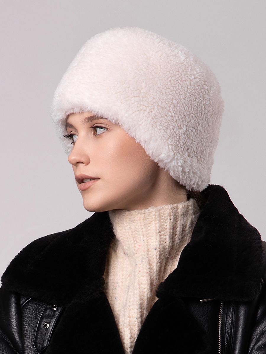 Люси LevelPro макси шеврон кубанка экомех альпака на фл.п. белый