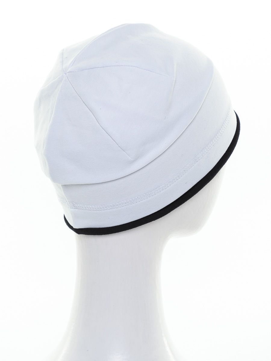 DOG WOOF шапочка Д1015 футер белый + черный р-р 54-55