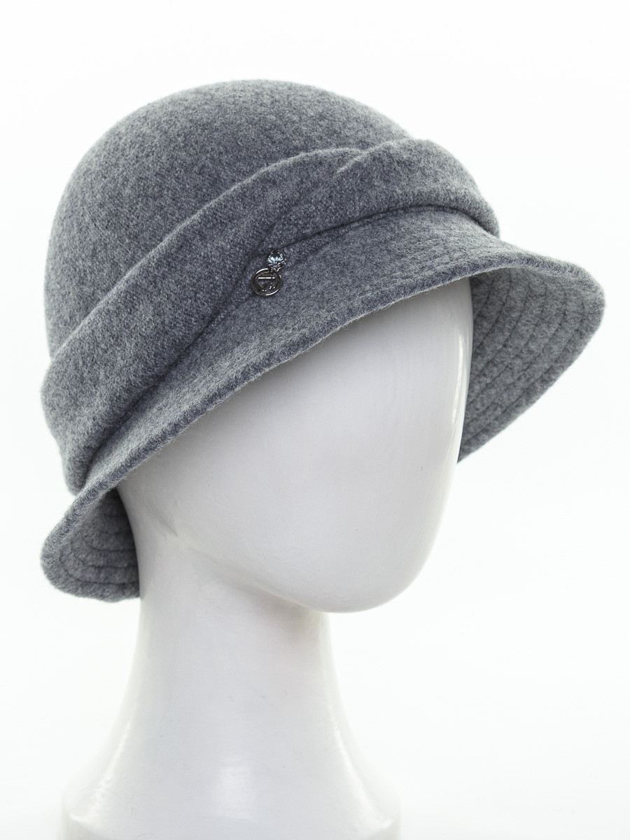 Марика (marica) шляпка на фл.п. серый меланж 380694