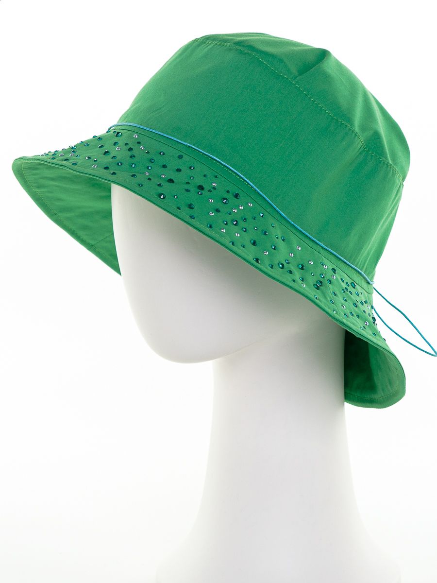 Алина панама хлопок зеленый р-р 52-53