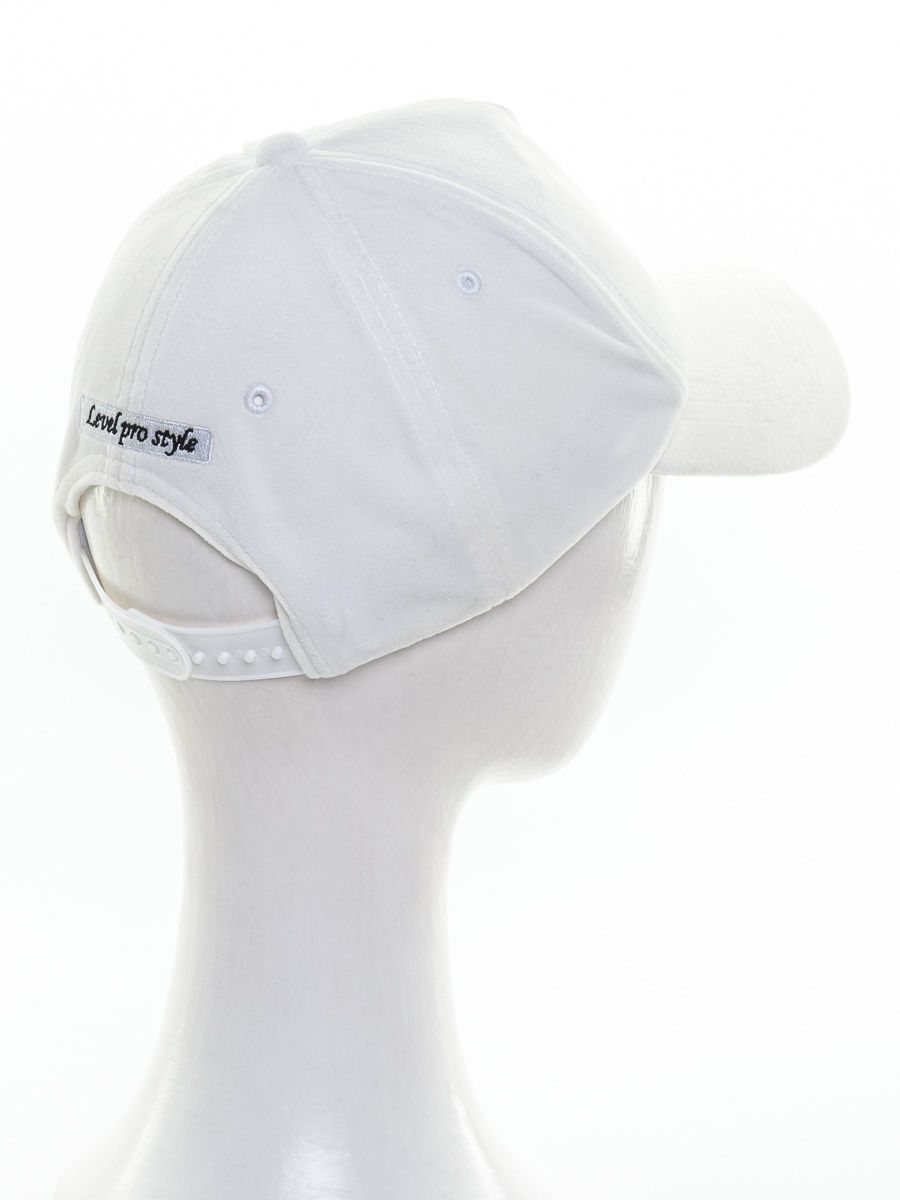 Шеврон LP бейсболка велюр молочный р-р 53-54