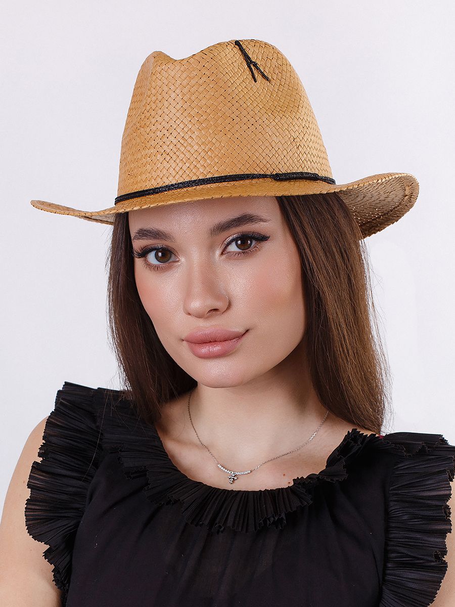 Аризона Анкона шляпа токилья солома бежевый