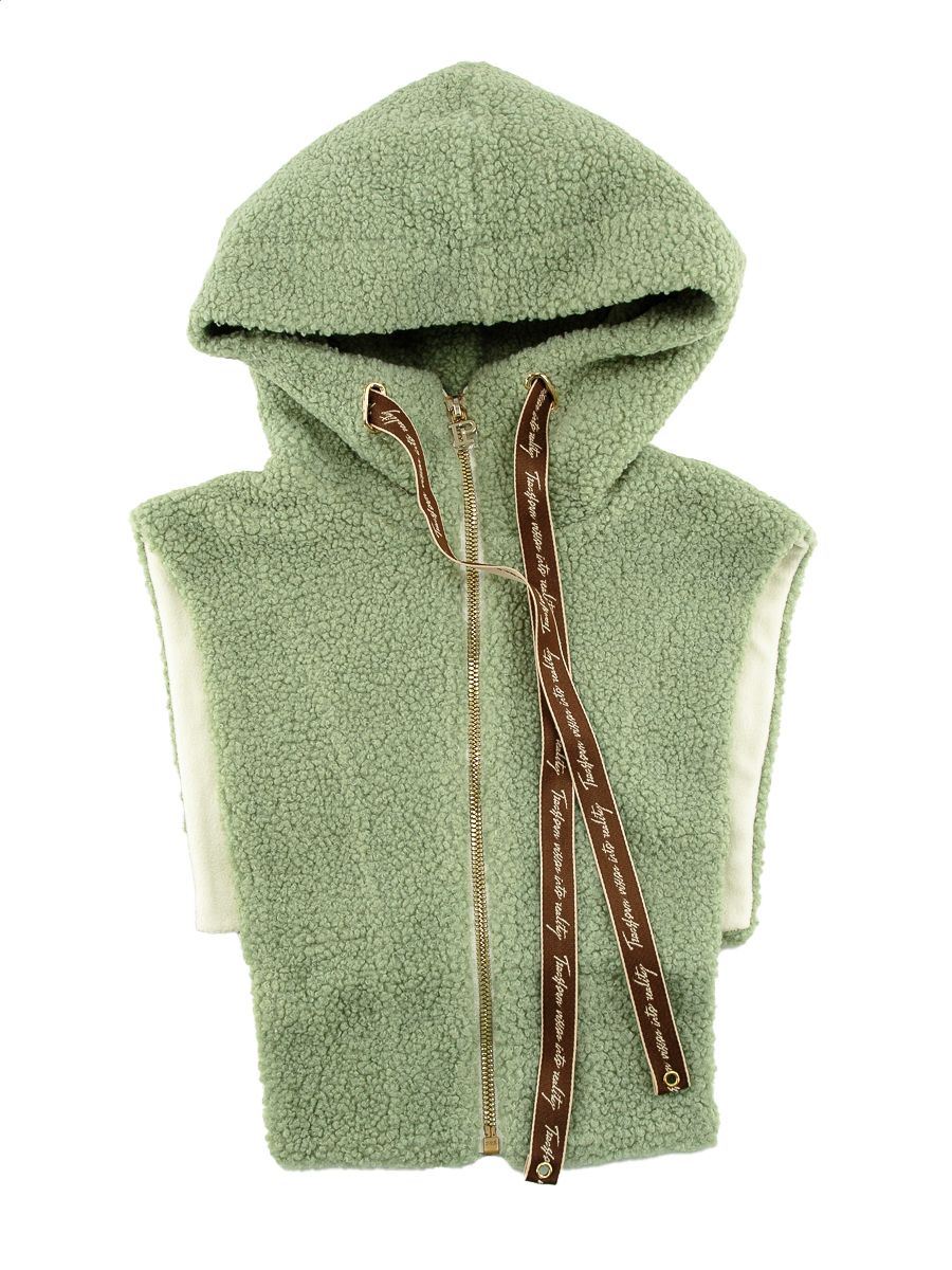 Виола kids капор трикотаж барашек на фл.п. зеленый светлый р-р L