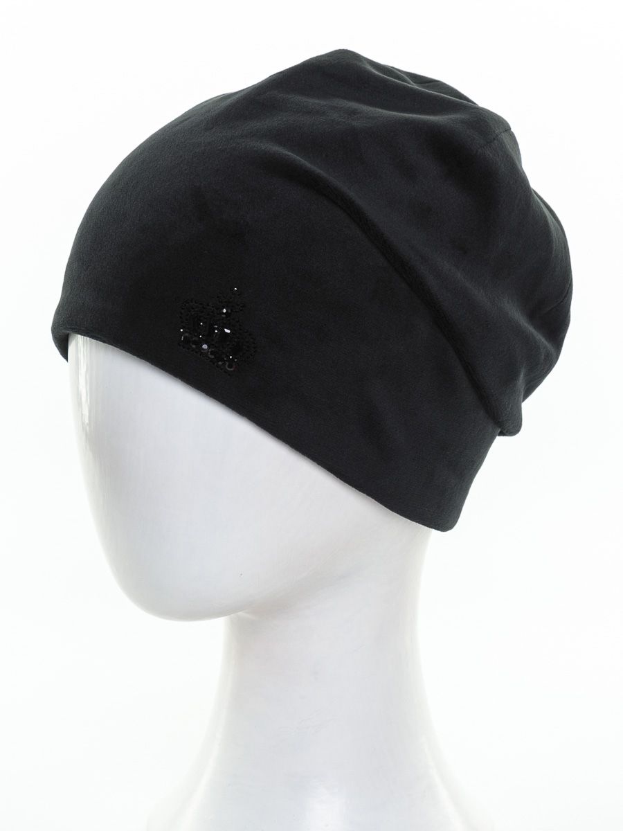 Корона шапка 004 велюр на тр.п. черный