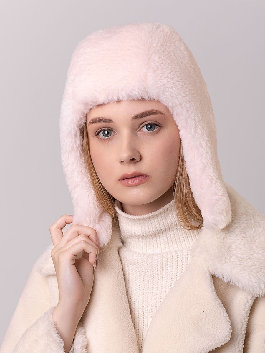 Лулу шлем экомех альпака на фл.п. топленое молоко