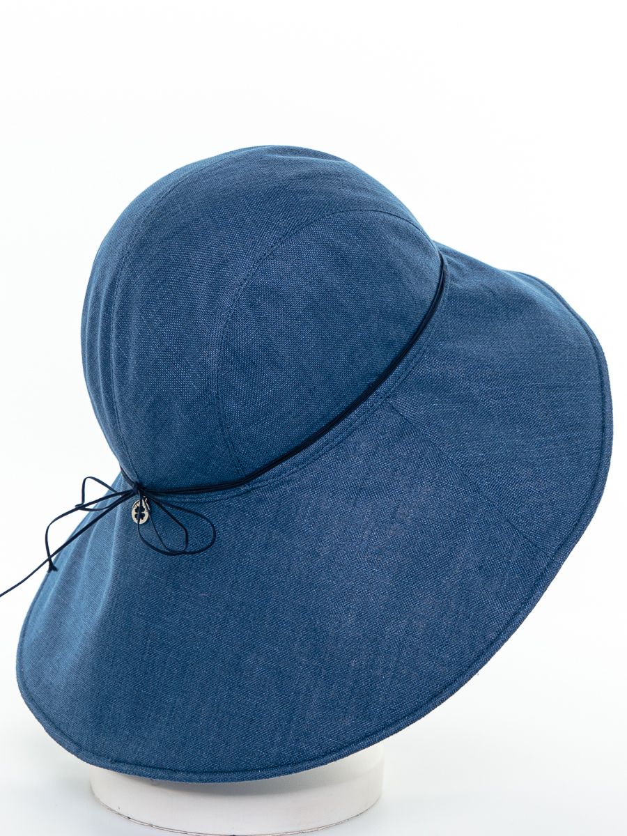 LP шляпа лен синий