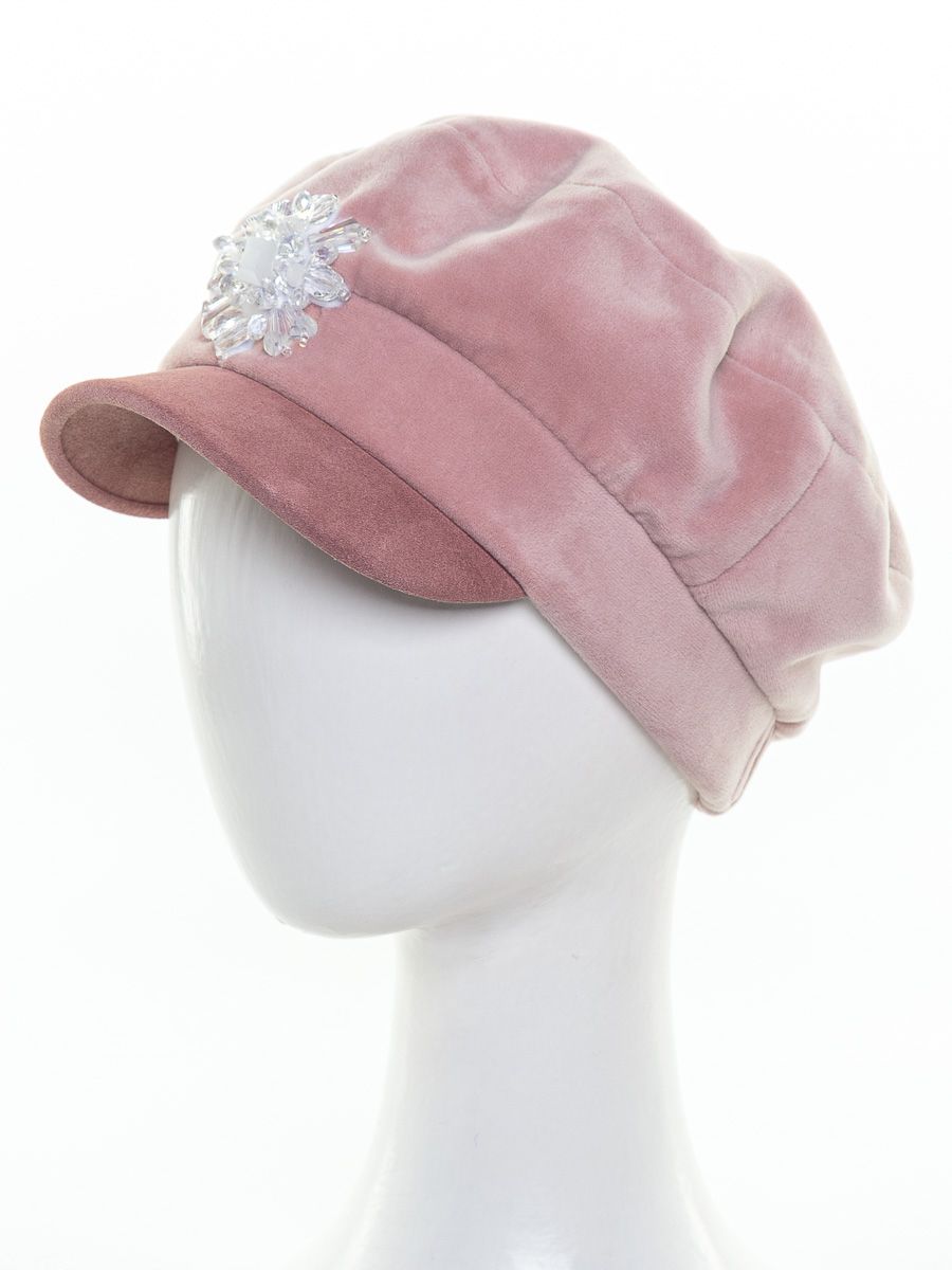 Жюли орден кепка велюр на тр.п. розовый светлый р.54-55