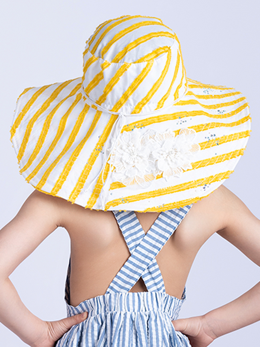 Ника кружево макси шляпа хлопок диагональ желтый р-р 52-53