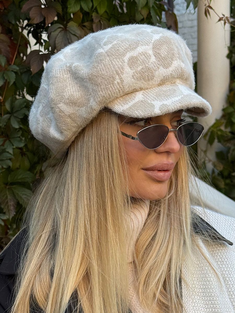 Молли кепка трикотаж Ягуар на фл.п. бежево-молочный