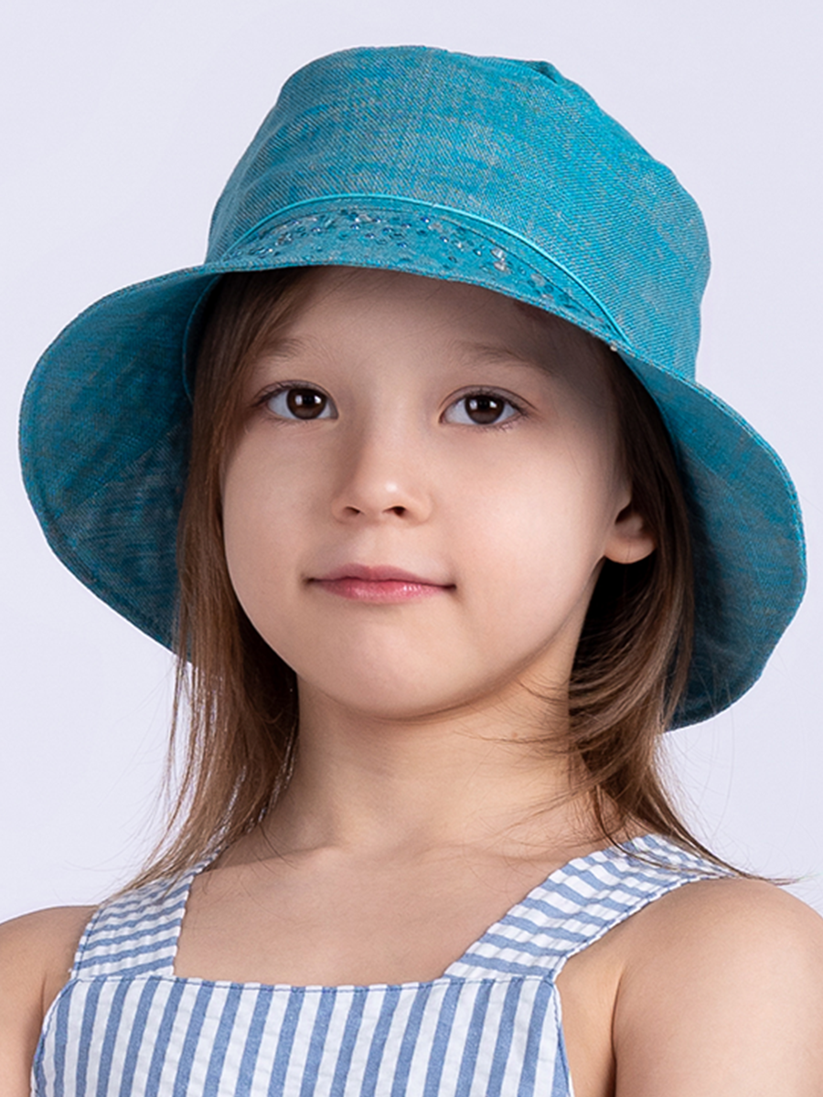 Алина панама лен бирюзовый р-р 52-53