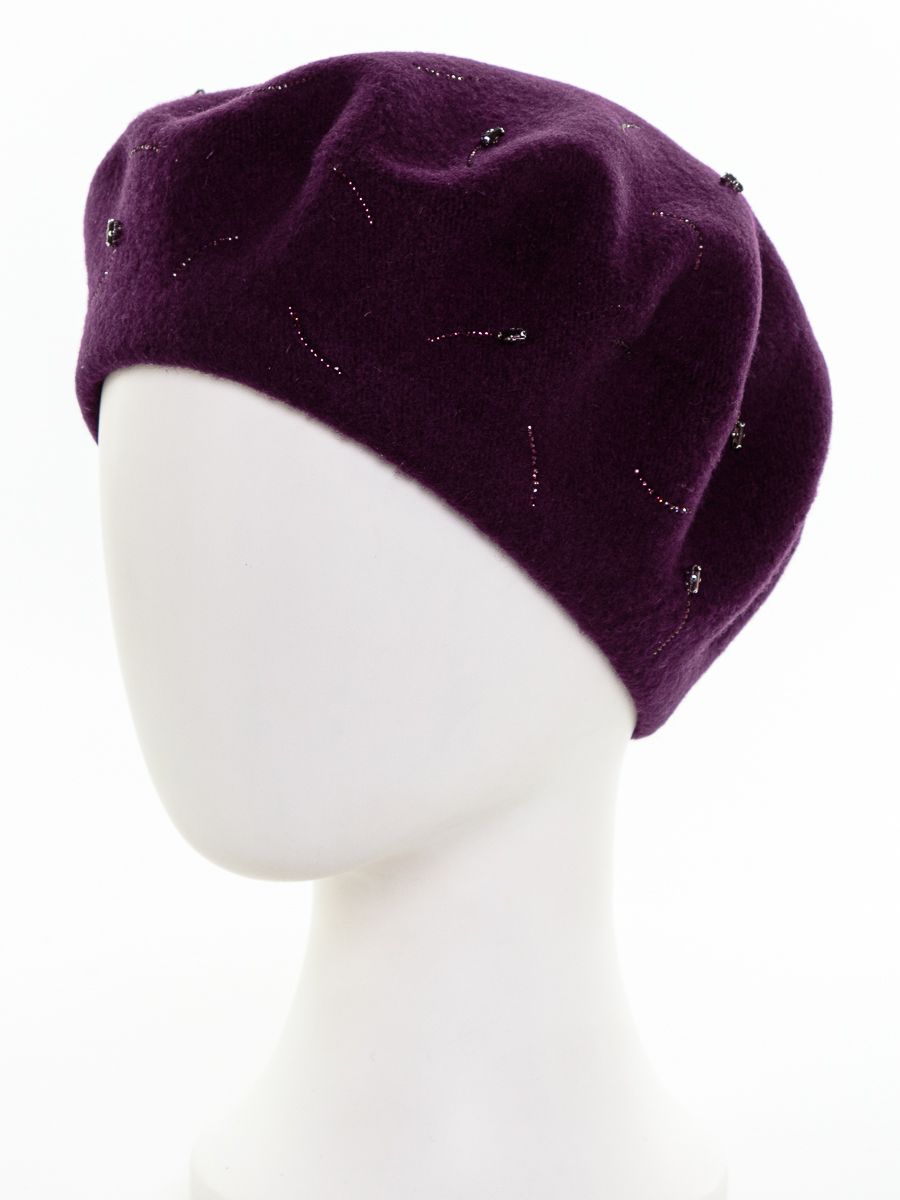 Шейла берет баклажановый 040473 р-р 56-57