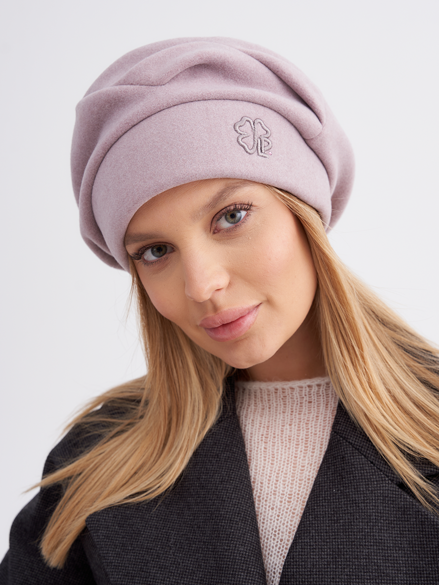 Клевер LP берет кашемир на тр.п. розовая пудра